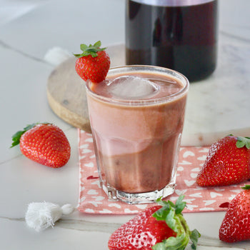 Recipe: Chocolate Strawberry Cold Brew Latte