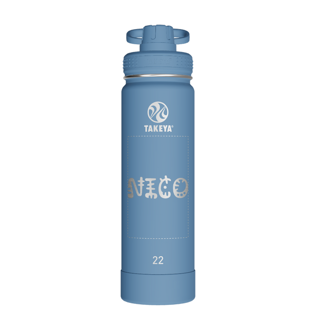 Actives Water Bottle With Spout Lid - customized