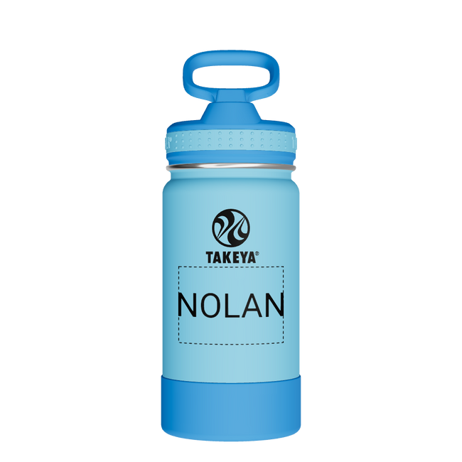 Actives Kids Water Bottle With Straw Lid - customized