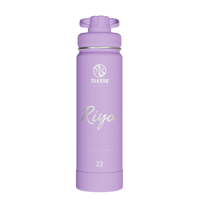 Actives Water Bottle With Spout Lid - customized