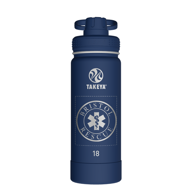Actives Water Bottle With Spout Lid - customized