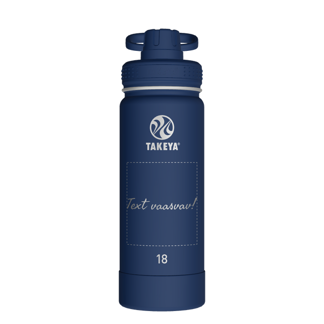 Actives Water Bottle With Spout Lid - customized