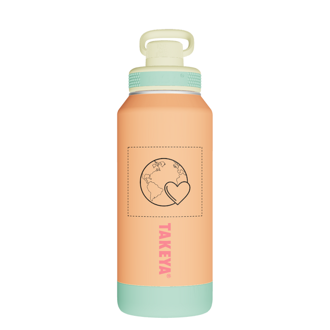 Sport Soft Touch Water Bottle With Spout Lid - customized