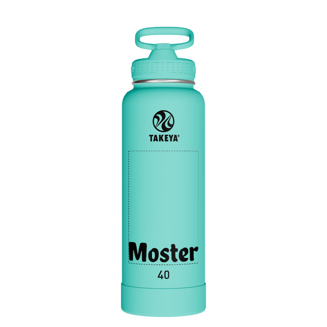Actives Water Bottle With Straw Lid - customized