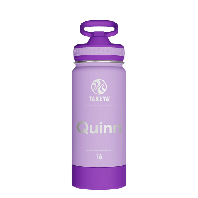 Actives Kids Water Bottle With Straw Lid - customized