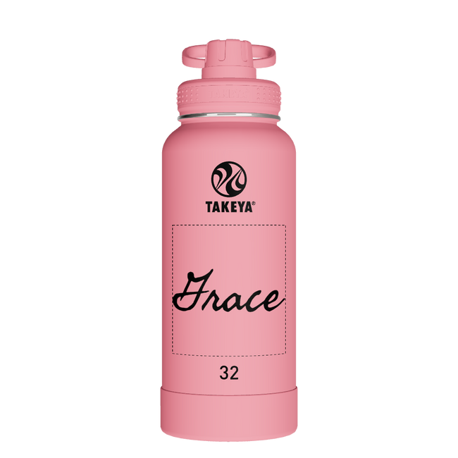 Actives Water Bottle With Spout Lid - customized