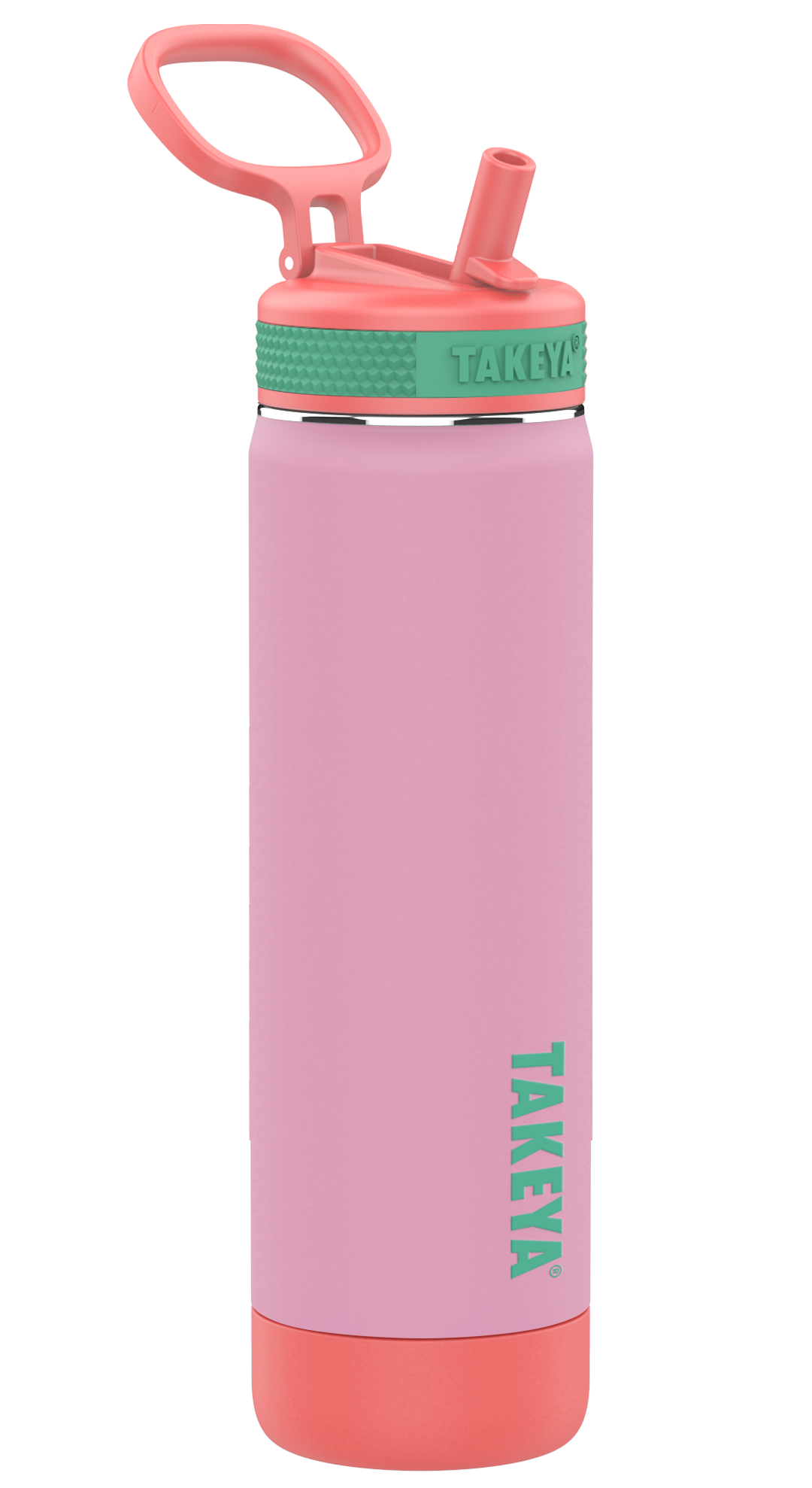 Takeya USA Sport Water Bottle Soft Touch With Spout Lid