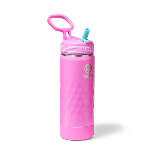 Kids Sport Water Bottle With Straw Lid