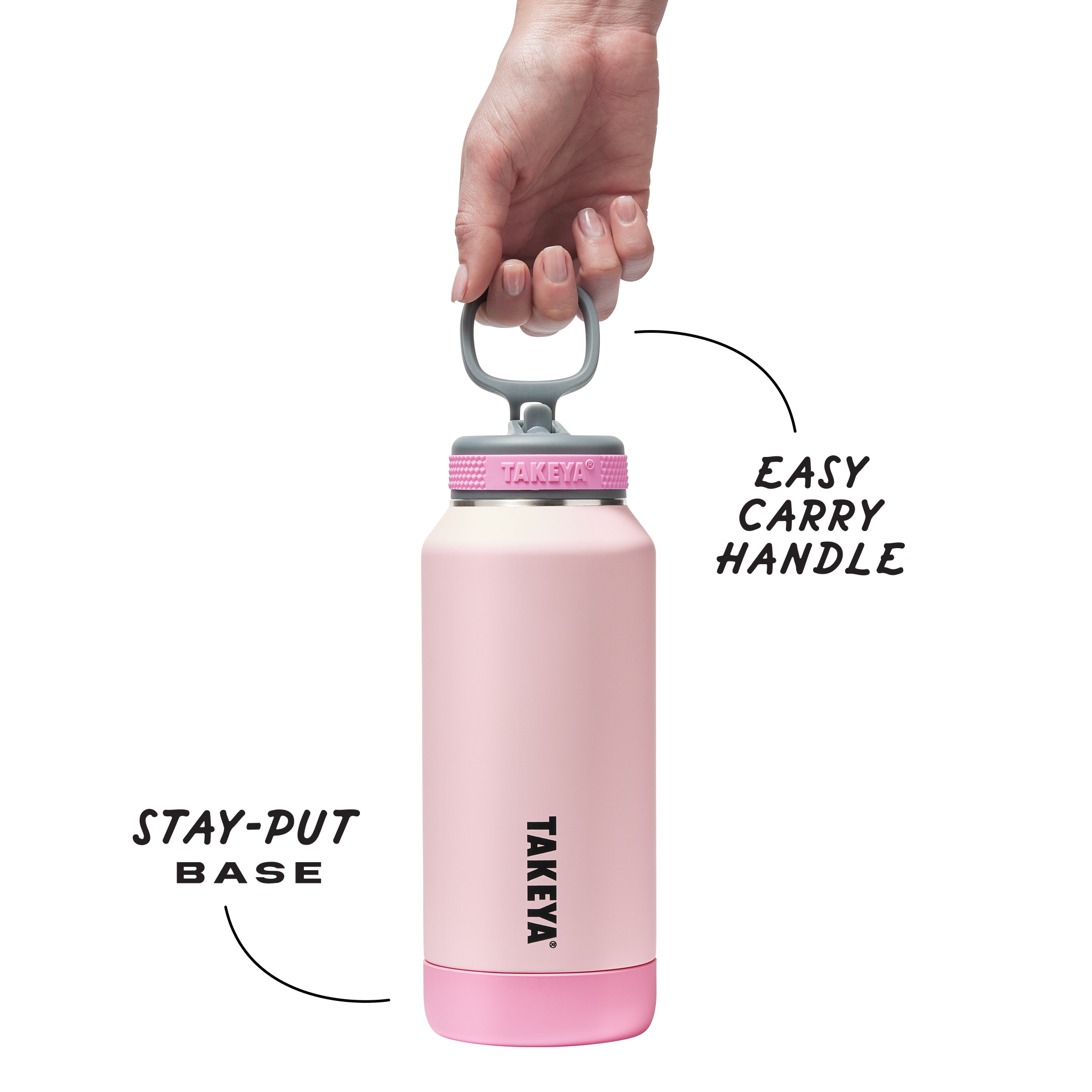 Sport Soft Touch Water Bottle With Straw LId – Takeya USA