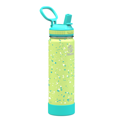 Actives Water Bottle With Straw Lid