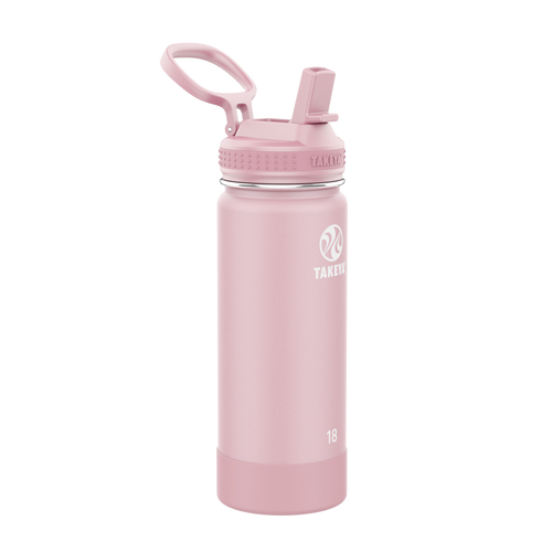 Actives Water Bottle With Straw Lid