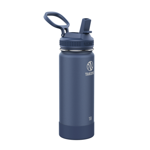 Actives Water Bottle With Straw Lid