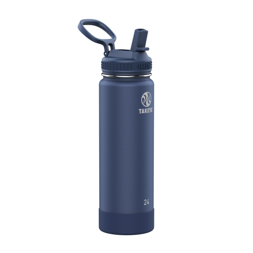 Actives Water Bottle With Straw Lid