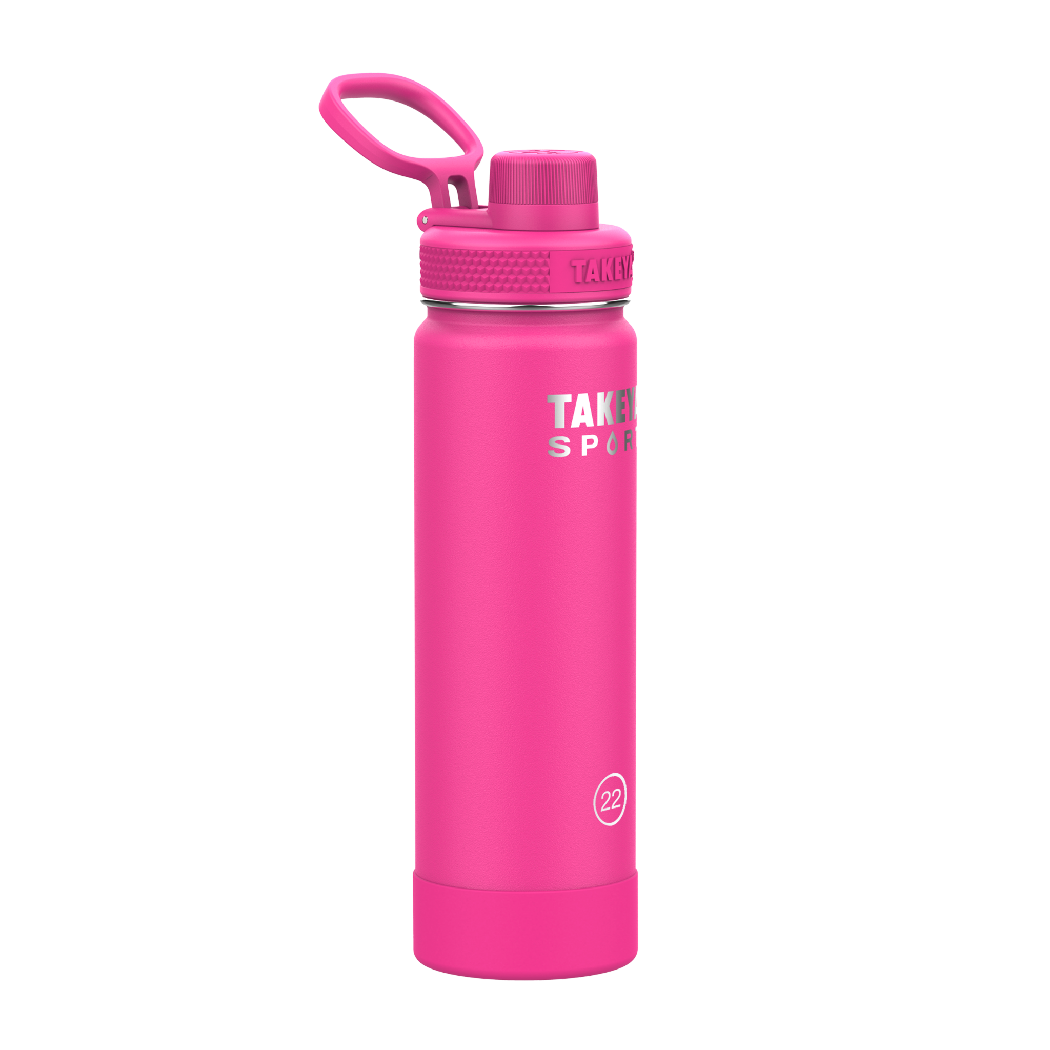 Takeya 64oz Actives outlets Insulated Stainless Steel Water Bottle with Sport Spout Lid