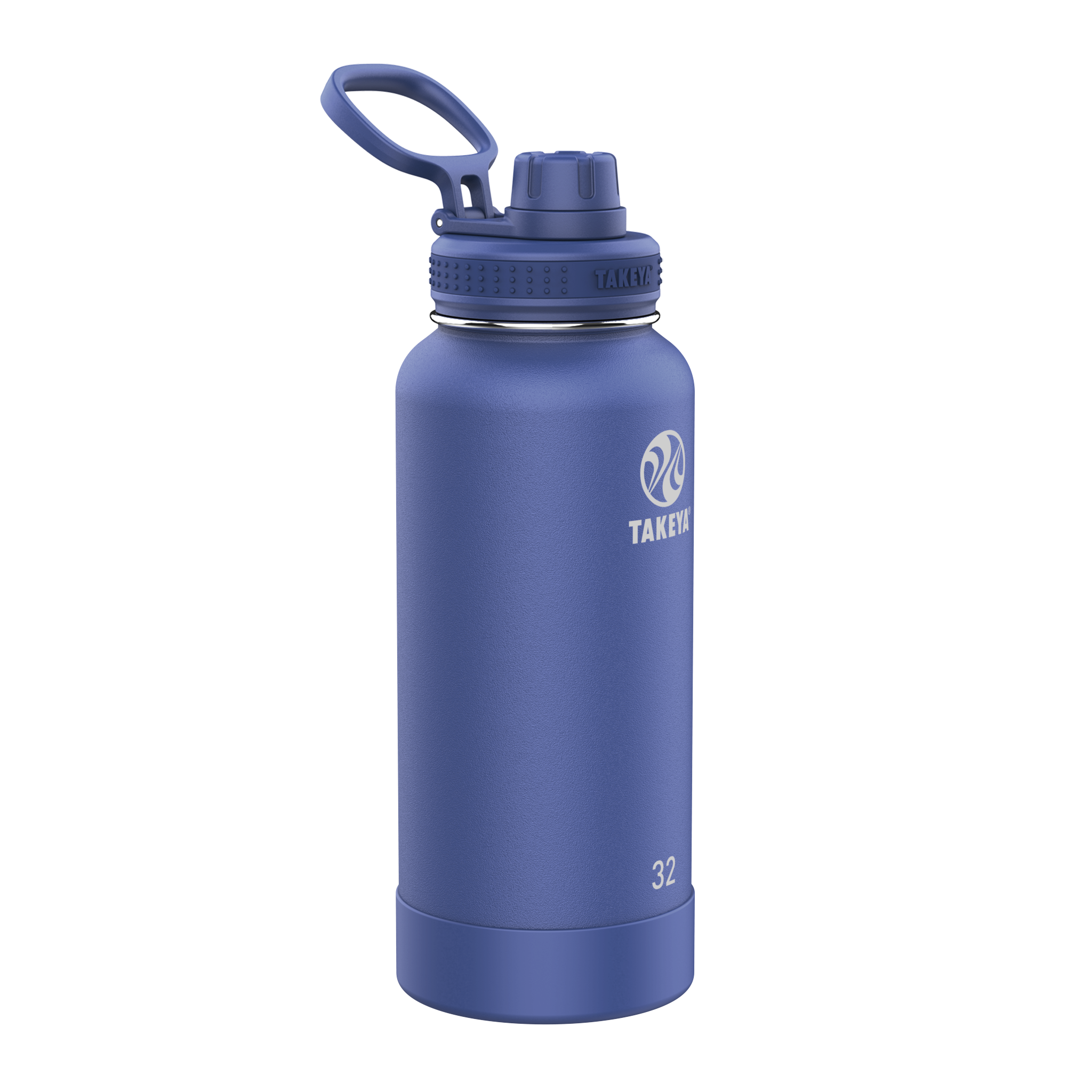 Auto Open Spout Kids Water Bottle With Carrying Handle