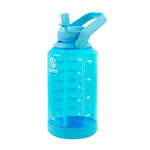 64oz Breezy Blue Motivational Bottle