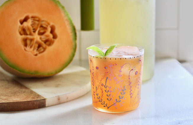 Recipe: Cantaloupe Basil Iced Green Tea