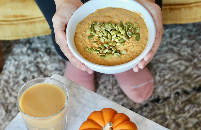 Pumpkin Spice Cold Brew Chia Breakfast Bowl