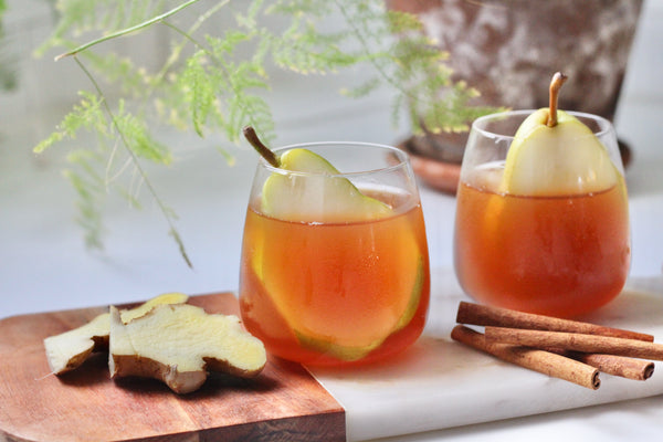 Spiced Ginger Pear Iced Black Tea