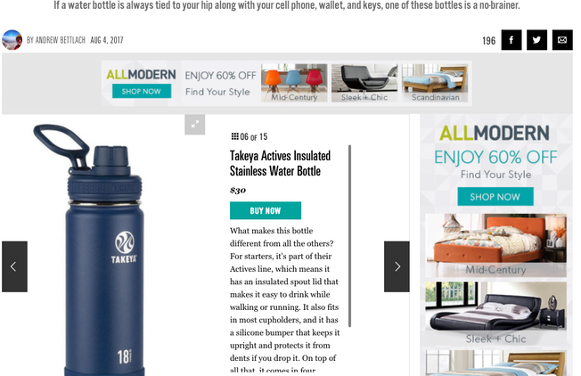15 Water Bottles You'll Acutally Use Everyday