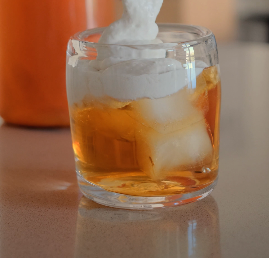 Recipe: Cold Brew Hojicha with Cloud Foam Recipe