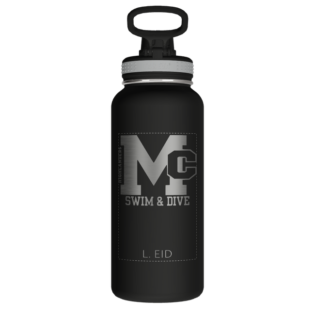 Originals Water Bottle with Spout Lid - customized