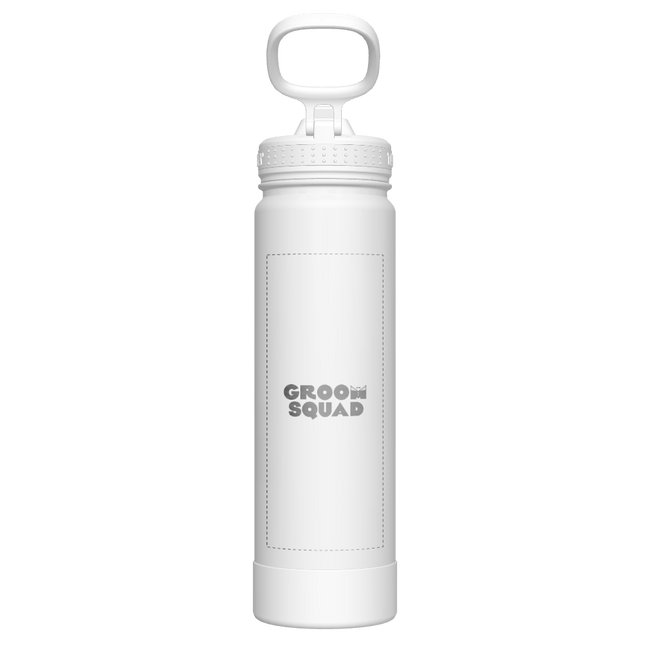 Straw Bottle Icy Pearl - customized