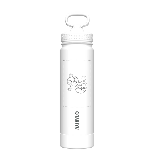 Straw Bottle Icy Pearl - customized