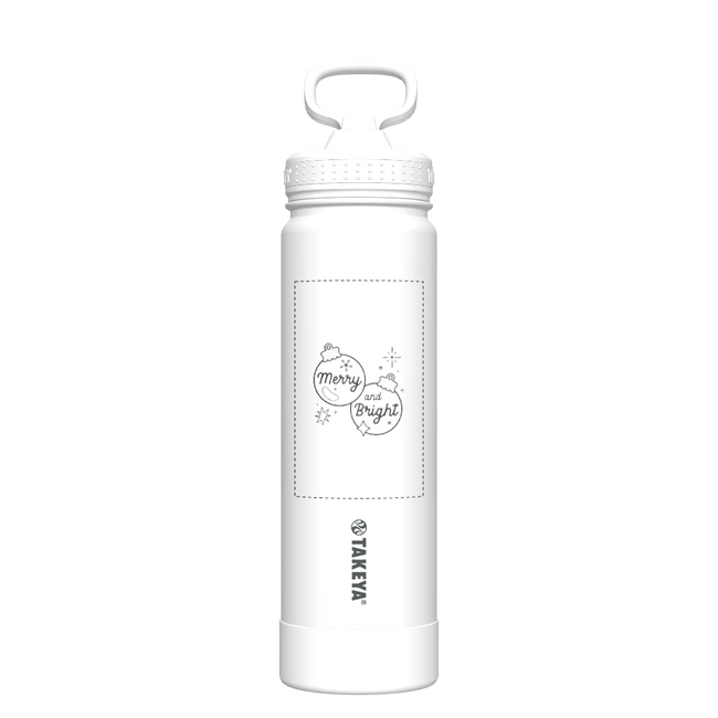 Straw Bottle Icy Pearl - customized