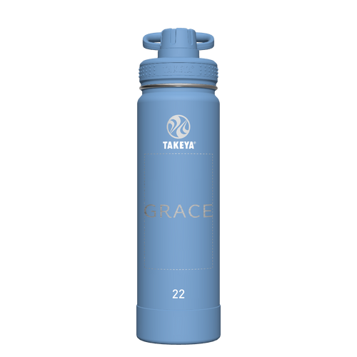 Actives Water Bottle With Spout Lid - customized