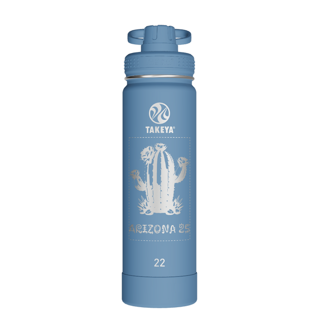Actives Water Bottle With Spout Lid - customized