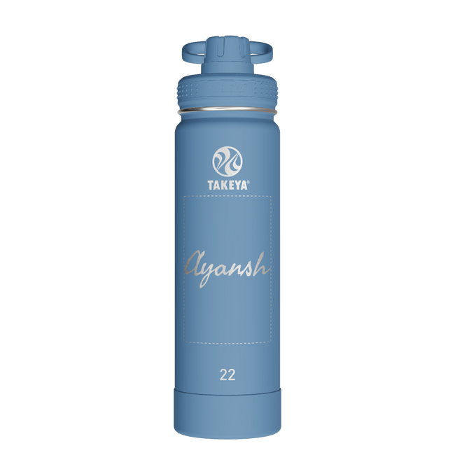 Actives Water Bottle With Spout Lid - customized