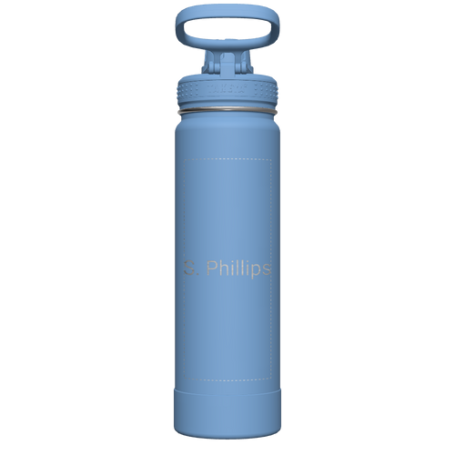 Actives Water Bottle With Spout Lid - customized