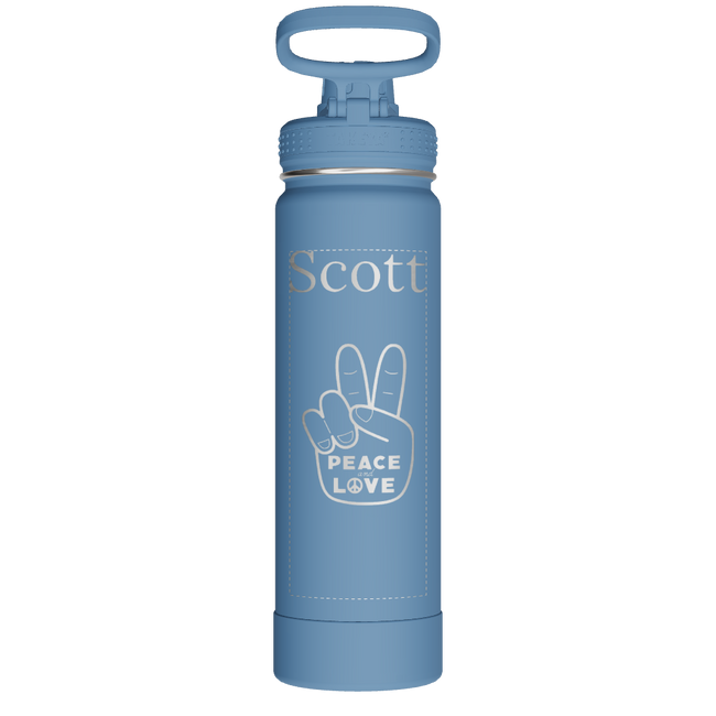 Actives Water Bottle With Spout Lid - customized