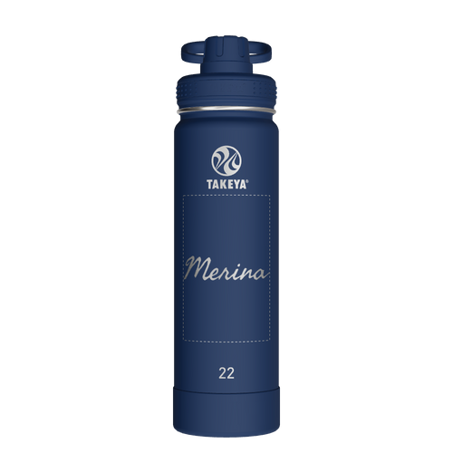 Actives Water Bottle With Spout Lid - customized