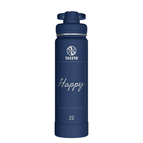 Actives Water Bottle With Spout Lid - customized