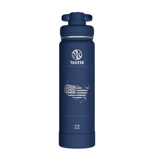 Actives Water Bottle With Spout Lid - customized