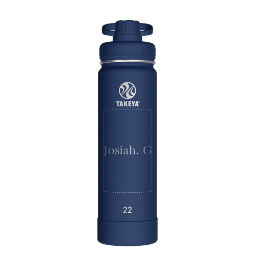 Actives Water Bottle With Spout Lid - customized