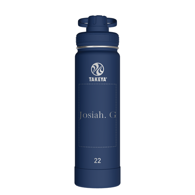 Actives Water Bottle With Spout Lid - customized