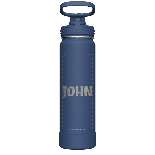 Actives Water Bottle With Spout Lid - customized