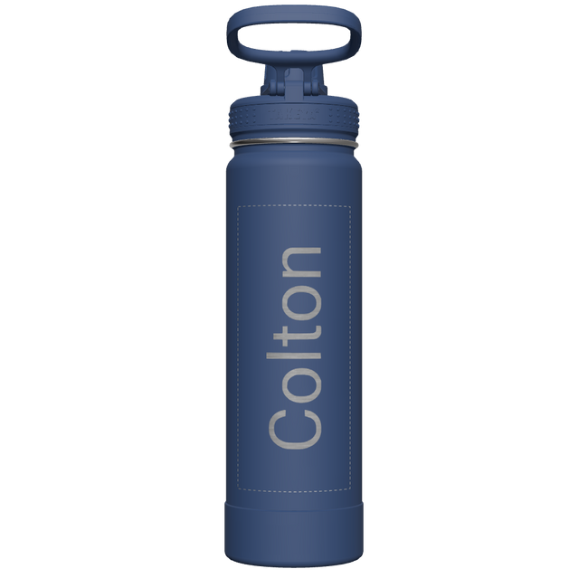 Actives Water Bottle With Spout Lid - customized