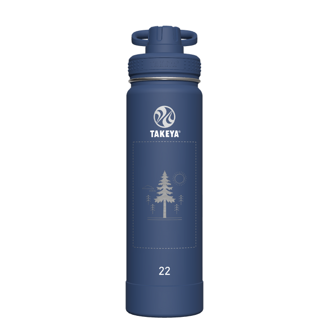 Actives Water Bottle With Spout Lid - customized