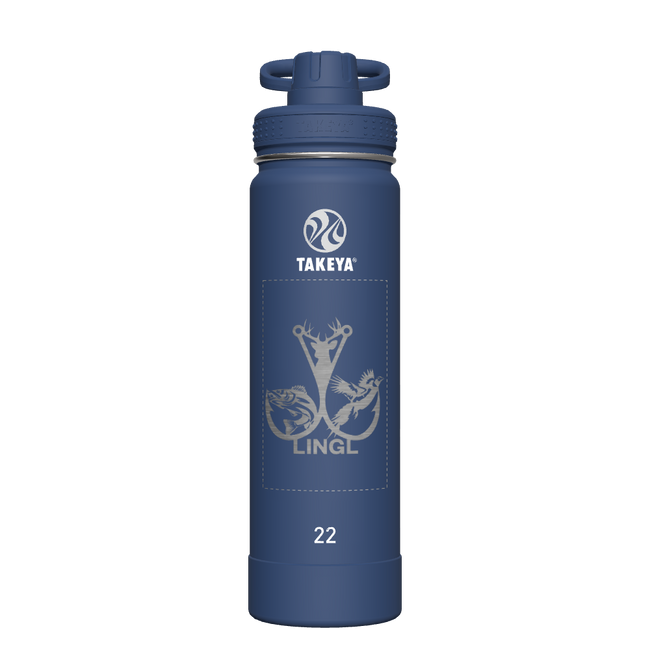 Actives Water Bottle With Spout Lid - customized