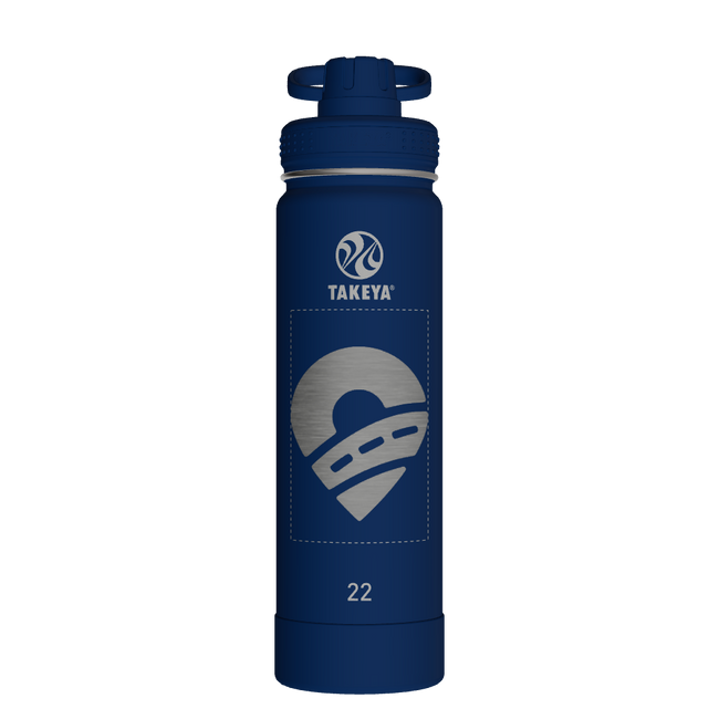 Actives Water Bottle With Spout Lid - customized
