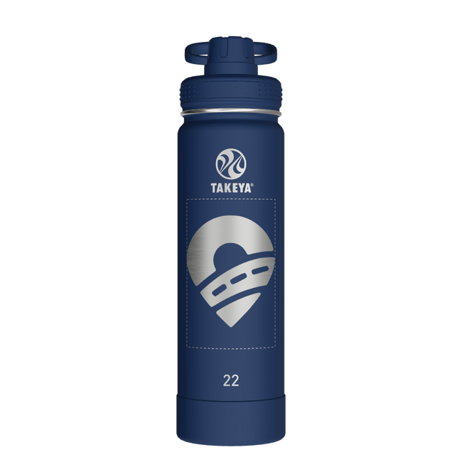 Actives Water Bottle With Spout Lid - customized