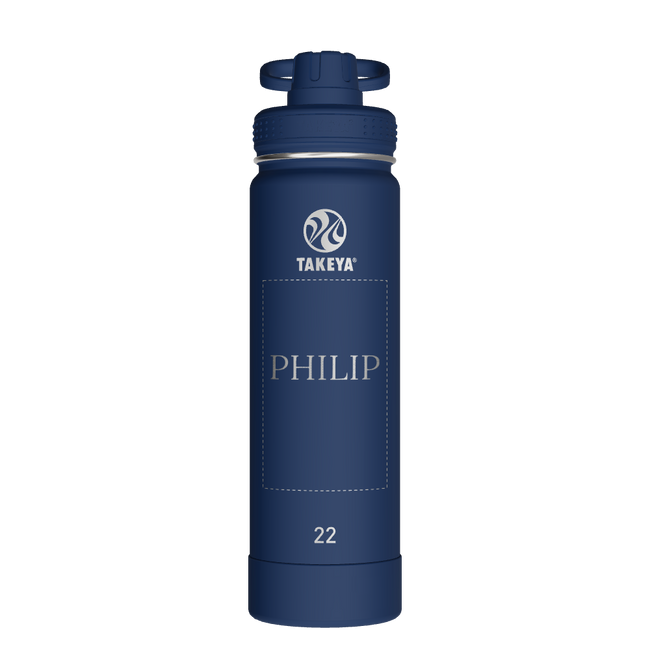 Actives Water Bottle With Spout Lid - customized