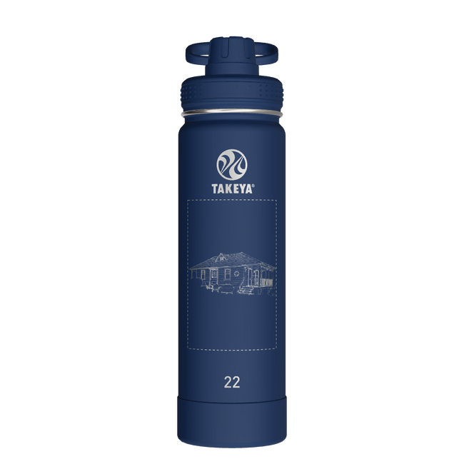 Actives Water Bottle With Spout Lid - customized