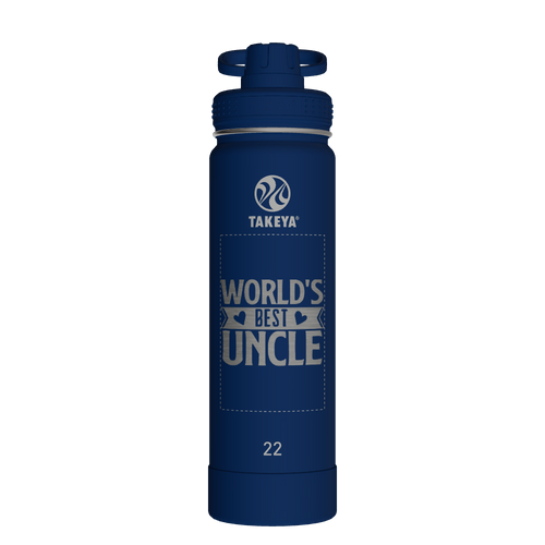 Actives Water Bottle With Spout Lid - customized