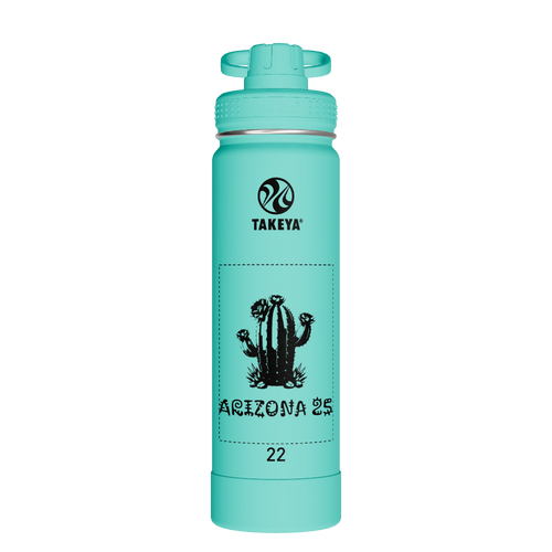 Actives Water Bottle With Spout Lid - customized