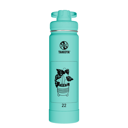 Actives Water Bottle With Spout Lid - customized